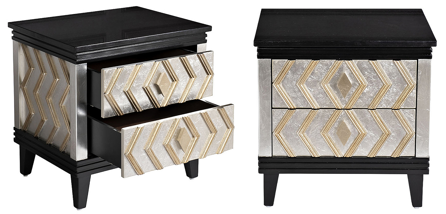Тумба с каменной столешницей Birgit Nightstand Тумба с каменной столешницей Birgit Nightstand - Loft-Concept в Орле