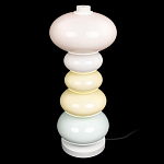 Настольная лампа из стеклянных сфер в пастельных тонах Высота 48 см Pastel Lunaria варинант исполнения - 3 | Loft Concept в Орле