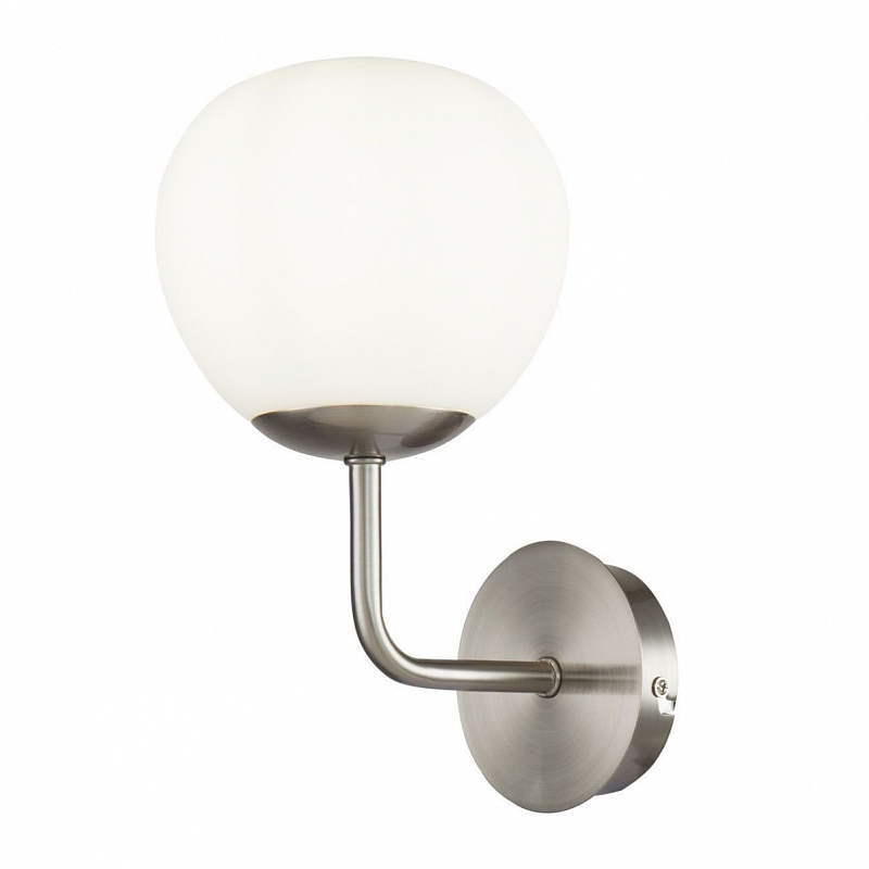 Бра Tiepolo Ball Sconces nickel Никель Белый Бра Tiepolo Ball Sconces nickel Никель Белый в Орле | Loft Concept