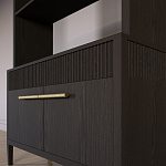 Стеллаж Primo с ящиками Темный орех варинант исполнения - 4 | Loft Concept в Орле