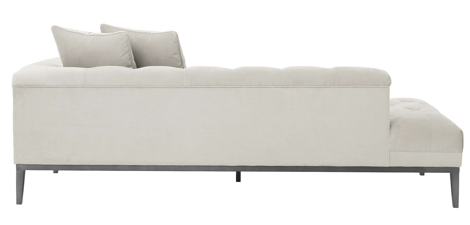 Кушетка Eichholtz Lounge Sofa Cesare Right Pebble grey Кушетка Eichholtz Lounge Sofa Cesare Right Pebble grey - Loft-Concept в Орле