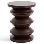 Фигурный приставной столик бордового цвета  AMORPHOUS варинант исполнения - 1 | Loft Concept в Орле