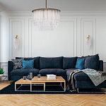 Бра с круглым основанием и длинными прозрачныи стеклянными трубками Nembus варинант исполнения - 8 | Loft Concept в Орле