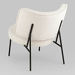 Мини-кресло District Lounge букле белый варинант исполнения - 3 | Loft Concept в Орле