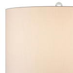 Настольная лампа стеклянная с тканевым абажуром Edges варинант исполнения - 2 | Loft Concept в Орле