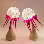 Торшер фуксия «Цветы из снов»  варинант исполнения - 3 | Loft Concept в Орле