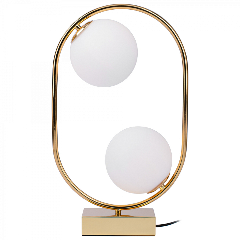Настольная лампа CORDA Balance brass Белый Латунь Настольная лампа CORDA Balance brass Белый Латунь в Орле | Loft Concept