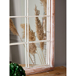 Зеркало-окно настенное в венецианском стиле с деревянной рамой бежевого цвета Venetian Smooth варинант исполнения - 6 | Loft Concept в Орле