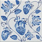Плитка с узором Сердце варинант исполнения - 2 | Loft Concept в Орле
