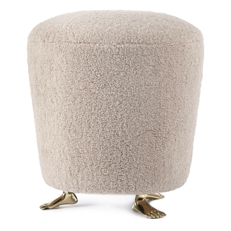 Пуф Foot Stool Бежевый Латунь Пуф Foot Stool Бежевый Латунь в Орле | Loft Concept