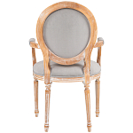 Стул с подлокотниками из массива бука светло-серый Solid Luxury варинант исполнения - 2 | Loft Concept в Орле