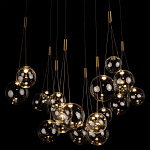 Подвесной светильник Crystal Cascade Gold варинант исполнения - 1 | Loft Concept в Орле