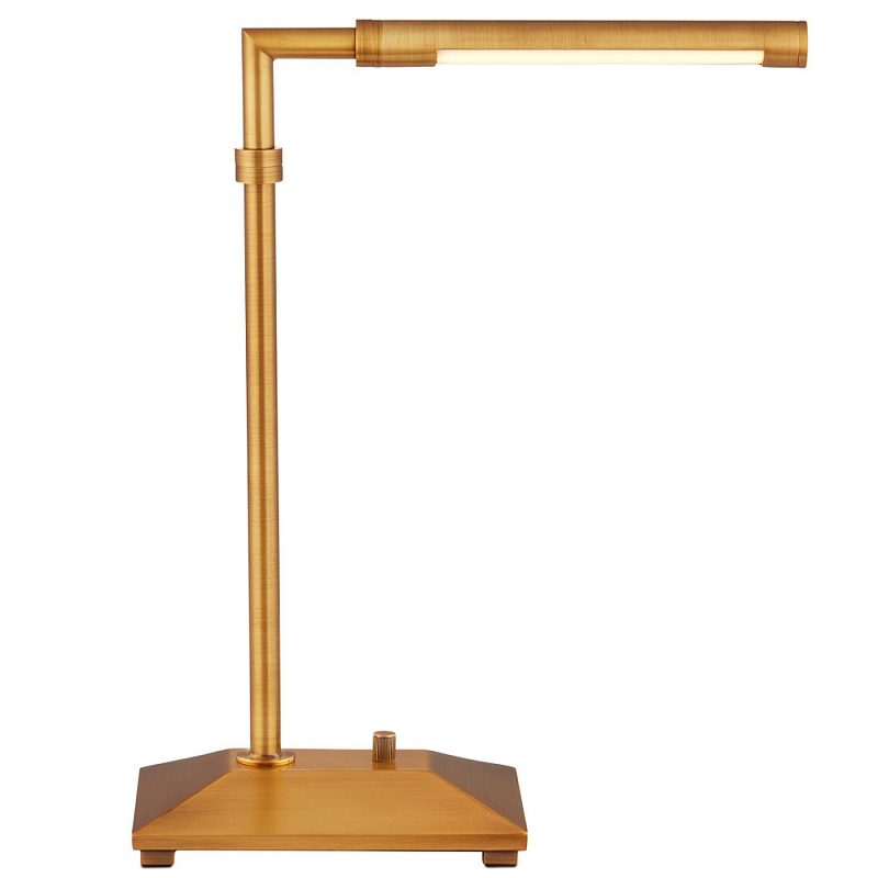 Настольная лампа светодиодная поворотная Agile Floor Lamp Латунь Темная бронза Настольная лампа светодиодная поворотная Agile Floor Lamp Латунь Темная бронза в Орле | Loft Concept