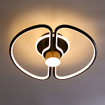 Потолочный светильник черного цвета круглой формы Luke Lampco Tracer Lamp варинант исполнения - 3 | Loft Concept в Орле