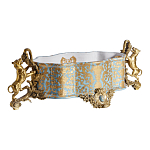 Чаша с орнаментом на бронзовых ножках в виде львов Eden Garden варинант исполнения - 1 | Loft Concept в Орле