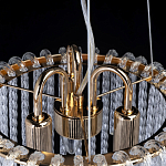 Люстра с подвесными рифлеными стеклянными трубками Nembus варинант исполнения - 18 | Loft Concept в Орле