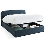 Двуспальная кровать с подъемным механизмом Mathise Bed Deep Blue варинант исполнения - 2 | Loft Concept в Орле