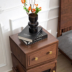 Тумбочка прикроватная с ящиком и дверцей Робот Robot Desk варинант исполнения - 5 | Loft Concept в Орле