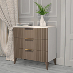 Комод коричневый с 3-мя ящиками на 4-х ножках Harper Line варинант исполнения - 2 | Loft Concept в Орле