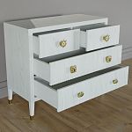 Бельевой Комод с 4 ящиками Elsa Dreams White варинант исполнения - 2 | Loft Concept в Орле