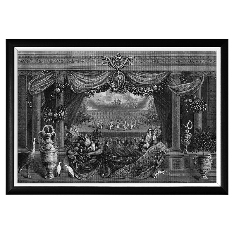 Постер Louvre Palace Poster Черный Белый Постер Louvre Palace Poster Черный Белый в Орле | Loft Concept