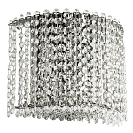 Бра с хрустальными подвесками хром Crystal Art Chrome Wall Lamp варинант исполнения - 1 | Loft Concept в Орле