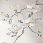 Обои Magnolia Canopy Colourway SC-288 on Natural Mica metallic silk варинант исполнения - 1 | Loft Concept в Орле