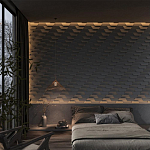 Гипсовая 3D Панель FIN варинант исполнения - 2 | Loft Concept в Орле