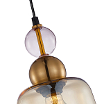 Подвесной светильник со стеклянным плафоном янтарного цвета Prestige варинант исполнения - 3 | Loft Concept в Орле