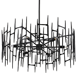 Люстра черная остроконечной формы Black Satin варинант исполнения - 5 | Loft Concept в Орле