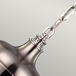 Подвесной светильник со стальным плафоном и белым матовым стеклянным шаром Feiss варинант исполнения - 4 | Loft Concept в Орле