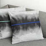 Чехол на подушку хлопковый Blake Boundaries Blue варинант исполнения - 4 | Loft Concept в Орле
