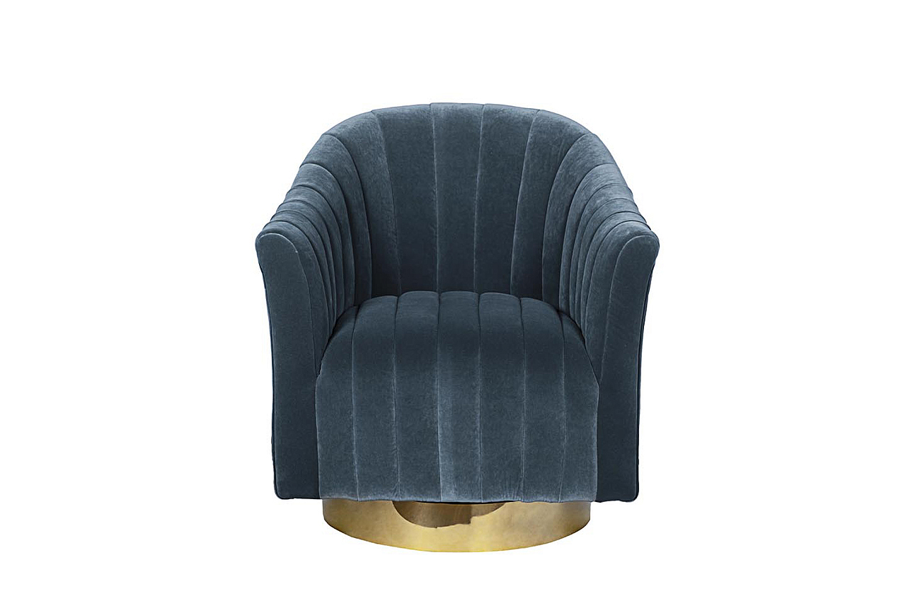 Кресло Civic Space BLUE VELOUR Кресло Civic Space BLUE VELOUR - Loft-Concept в Орле