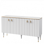 Консоль с дверками и белым рельефным фасадом Expanses of Beauty варинант исполнения - 2 | Loft Concept в Орле