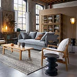 Фигурный приставной столик черного цвета AMORPHOUS варинант исполнения - 6 | Loft Concept в Орле