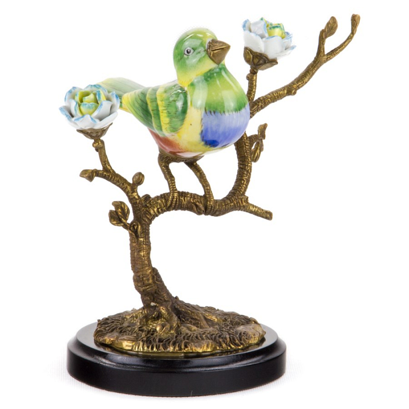 Статуэтка Light Green Bird Мульти Бронза Статуэтка Light Green Bird Мульти Бронза в Орле | Loft Concept
