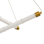 Светодиодная люстра Trumpet Tube Brass  варинант исполнения - 3 | Loft Concept в Орле