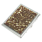 Портсигар с газовой зажигалкой из натурального камня Офит Благородный Stone Cigarettes Cases варинант исполнения - 1 | Loft Concept в Орле