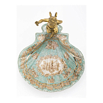 Блюдо с бронзовым ангелом Porcelain Angels of Paradise варинант исполнения - 3 | Loft Concept в Орле