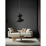 Подвесной вязаный черный светильник «Моника» варинант исполнения - 3 | Loft Concept в Орле