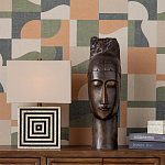 Настольная лампа с квадратным основанием и прямоугольным абажуром Neat Lines варинант исполнения - 5 | Loft Concept в Орле