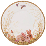 Чайная пара из фарфора с изображением собаки и зайцев 300 мл Hunting Porcelain Collection 2 варинант исполнения - 3 | Loft Concept в Орле