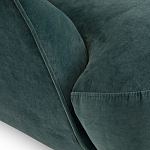 Полукруглое мягкое кресло Halle Green Armchair варинант исполнения - 6 | Loft Concept в Орле