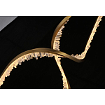 Подвесной светильник обрамленный элементами в виде кристаллов Smooth Shine варинант исполнения - 4 | Loft Concept в Орле