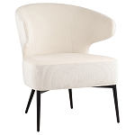 Современное мягкое кресло на металлических ножках Rakush Milk варинант исполнения - 1 | Loft Concept в Орле