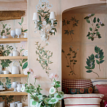 Обои ручная роспись Botanical Studies Cutter colourway варинант исполнения - 3 | Loft Concept в Орле