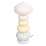 Настольная лампа из стеклянных сфер в пастельных тонах Высота 48 см Pastel Lunaria варинант исполнения - 2 | Loft Concept в Орле