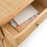 Консоль из плетеного ротанга с ящиками Armelle Rattan Console варинант исполнения - 4 | Loft Concept в Орле