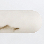 Бра для ванных комнат вертикальное с вытянутым плафоном из алебастра Hinkley варинант исполнения - 5 | Loft Concept в Орле