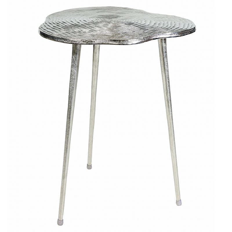 Металлический кофейный столик Puddle Silver Серебристый Металлический кофейный столик Puddle Silver Серебристый в Орле | Loft Concept
